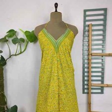 10 Pcs Boho Recycled Silk Magic Summer Maxi Dress Beach Cover Wear Hippie Dress