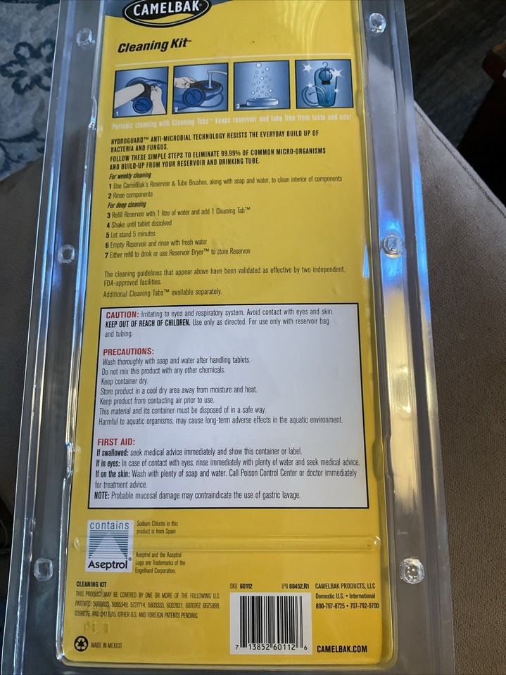 Camelbak Reinigungsbürsten Set - Für Trinksysteme & Schläuche, BPA-frei