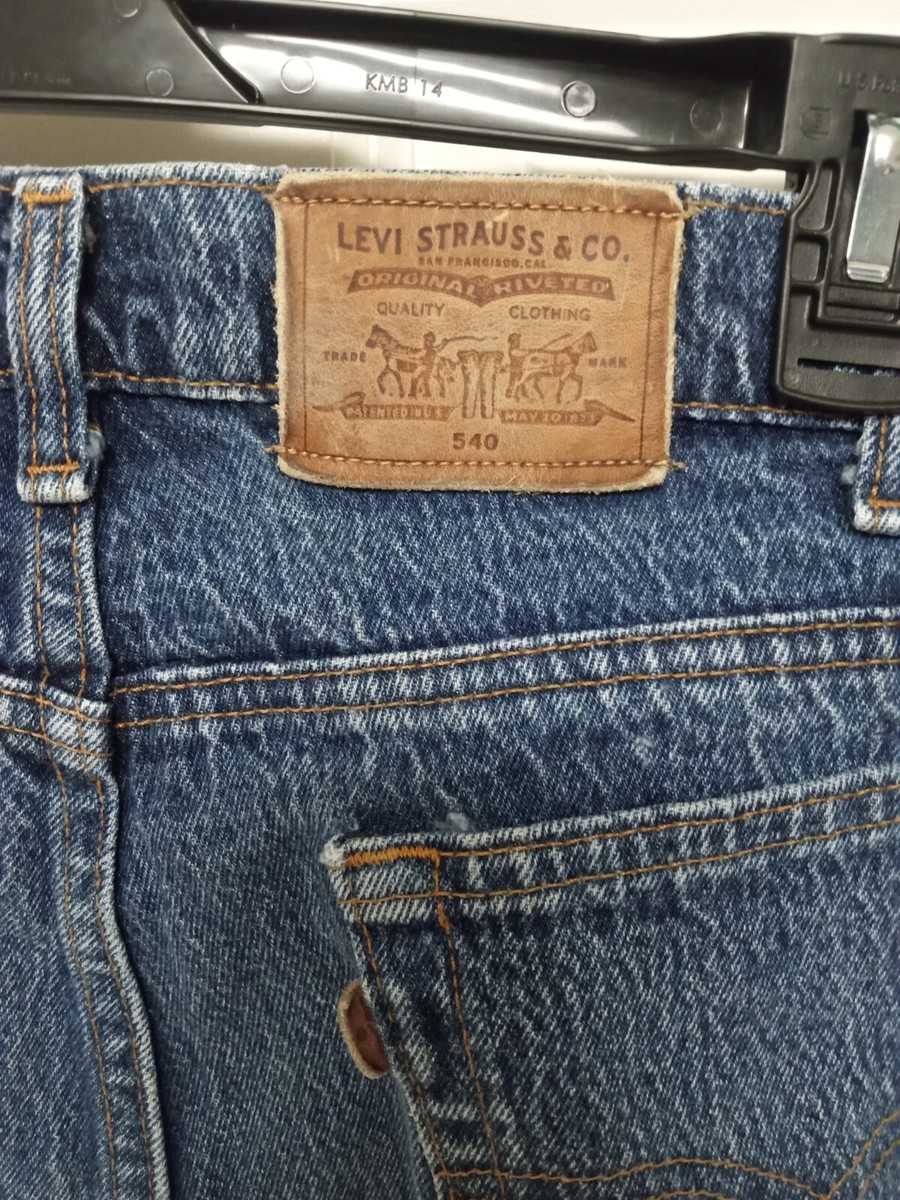 Vintage Levi's Two Horse Brand 540 Jeans Leather Tab Fits W38 L30