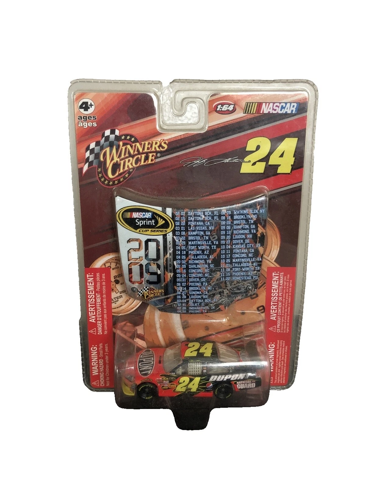 Plástico escala 1:64 NASCAR Diecast
