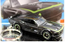 Custom Key chain '69 Ford Mustang Boss 302 black