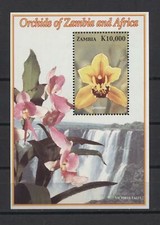 Zambia 2005 Orchids BF110 New Rubber Complete MNH N3544