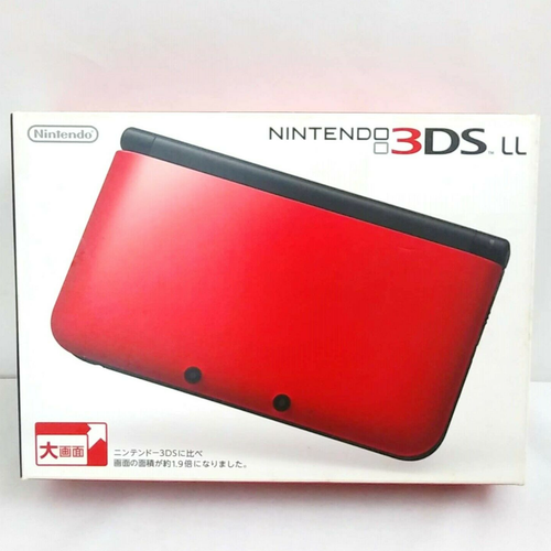 No English Nintendo 3ds Ll Red X Black Console Box 3dsll 3dsxl Nds Japan 50 Ebay
