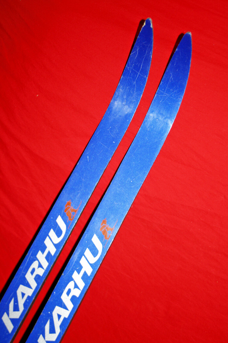 🔥 KARHU Classic 195cm Cross Country XC SKIS Waxless Base Salomon