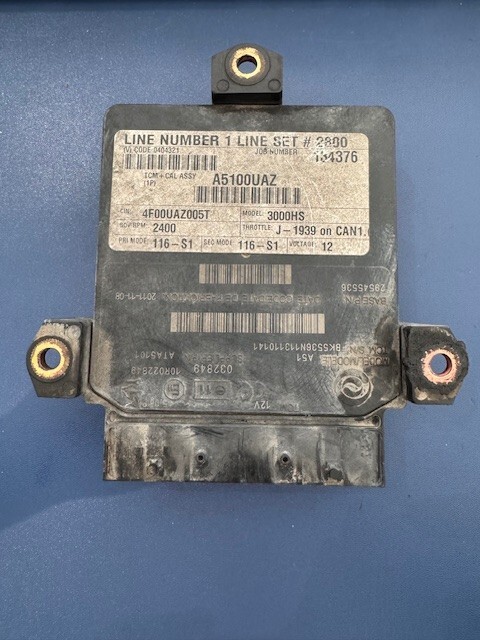 Allison A51 3000HS Transmission TCM ATA5101 29545536