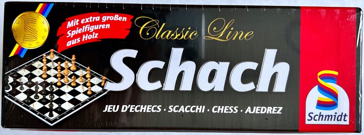 Schmidt Spiele - Classic Line - Schach mit extra großen Spielfigu