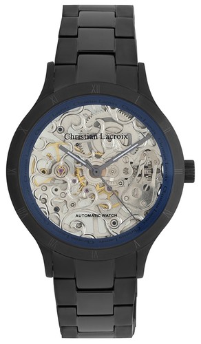 Orologio Uomo CHRISTIAN LACROIX CLMS1811 Da Acciaio Inox Nero | eBay