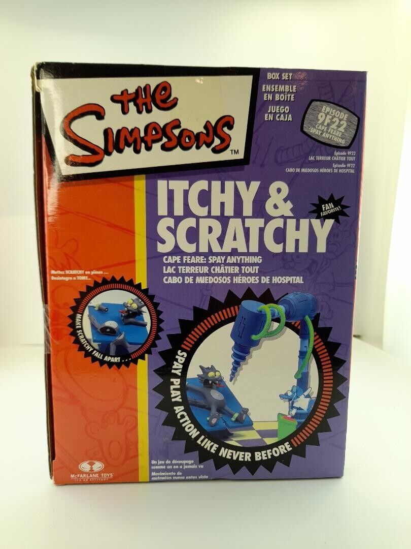 THE SIMPSONSItchy Scratchy Set - MacFarlane Toys 2007 - noch Originalverpackt