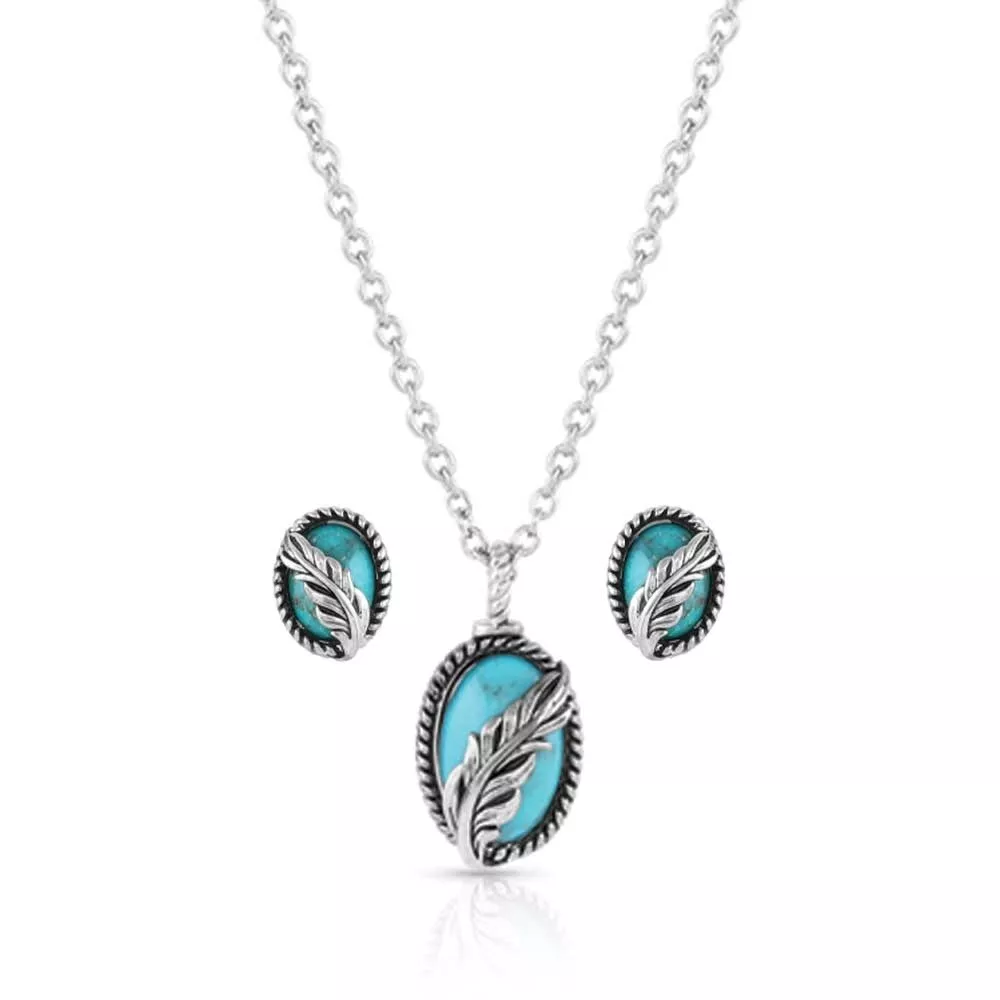 Montana silversmith feather sale necklace