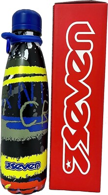BORRACCIA in acciaio inox INVICTA bottle FUMO seven TENUTA STAGNA 500 ml