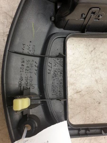 2002 TOYOTA RAV4 L DASH RADIO BEZEL ASSEMBLY - Picture 5 of 12