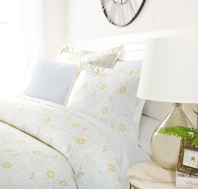 Luxury Ultra Soft Botanical Garden Duvet Cover Set By Kaycie Gray Fashion