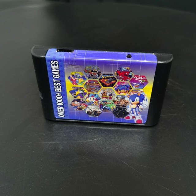Cartridge 1000 in 1 for Sega Genesis & Mega Drive Game 16Bit Multi