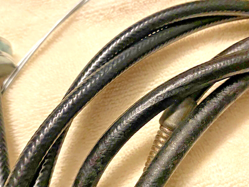 Harley 3334-32 Knucklehead UL Pan algodón tejido chispa y cables de acelerador 1936-48 - Imagen 9 de 9