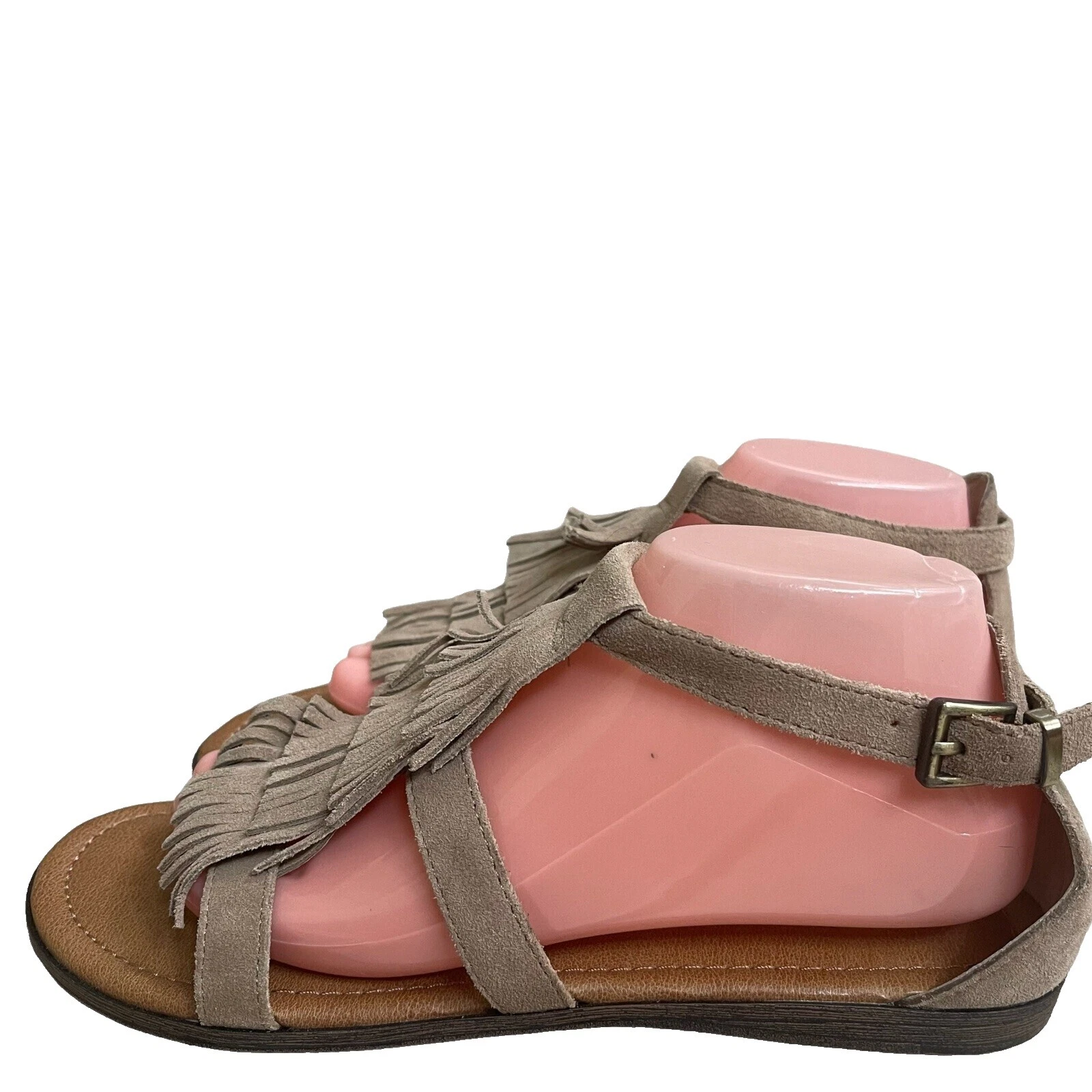 Parte superior de cuero con flecos Minnetonka Sandalias para mujeres