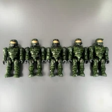 5Pcs MEGA CONSTRUX HALO BLOKS UNSC GREEN SPARTAN MARK VI MASTER CHIEF