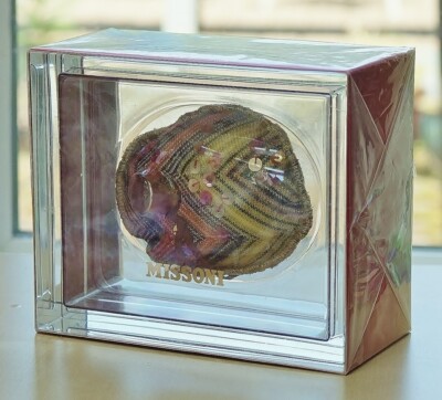 MISSONI by MISSONI * PURE PARFUM 15 ml 1/2 oz EMBROIDERED in LUCITE SEALED Rare