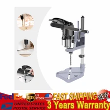 Electric Drill Hand Press Stand Bench Clamp Support Holder Tool Workbench Pillar