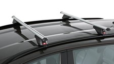 Silber Dach Rack Smart Stangen 114cm für Fiat Tipo 2016-2021 für Flush Schienen