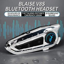 Blaise V8S Bluetooth 5.3 Motorcycle Helmet Intercom 1000M Wireless Intercomunica