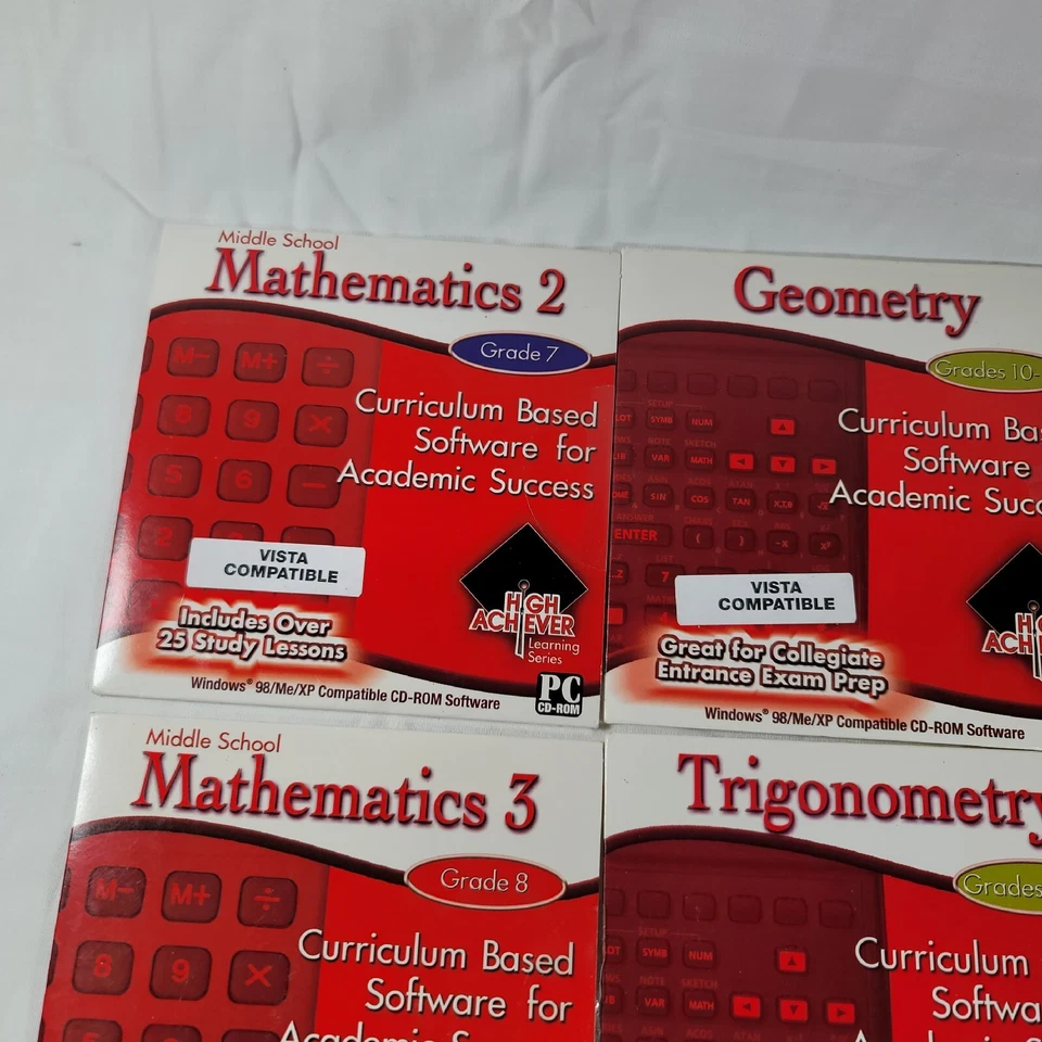 Lote surtido de matemáticas de alto rendimiento Pc Treasures (5) Foto 3 de 4