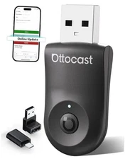  Mini 2025 2-in-1 Wireless CarPlay/Android Auto Adapter, 5GHz WiFi, Auto Black