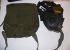 Vintage US Military M17A1 Chemical Biological Field Gas Mask w bag US M — photo 2