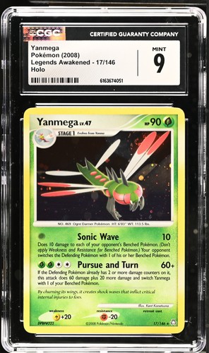 Yanmega graded CGC 9 for sale on eBay