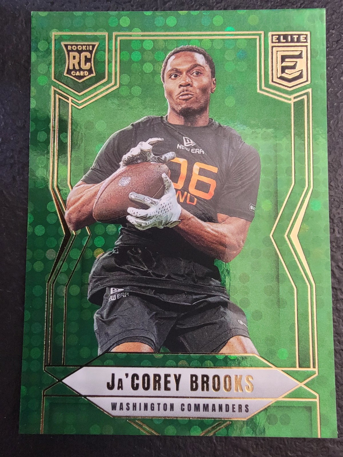 2025 Panini Donruss Elite Ja'Corey Brooks #157 Green Disco Rookie Card RC