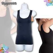 NWOT Shapermint Essentials Women's L Shaping Comfort Tank Cami 62008 Black
