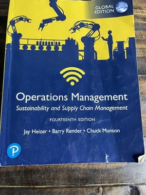 Operations Management Sustainability Supply Chain 14th Ed Global Heizer Munson