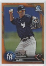 2016 Bowman Chrome Prospects Orange Refractor 21/25 Tyler Wade #BCP106 00ma