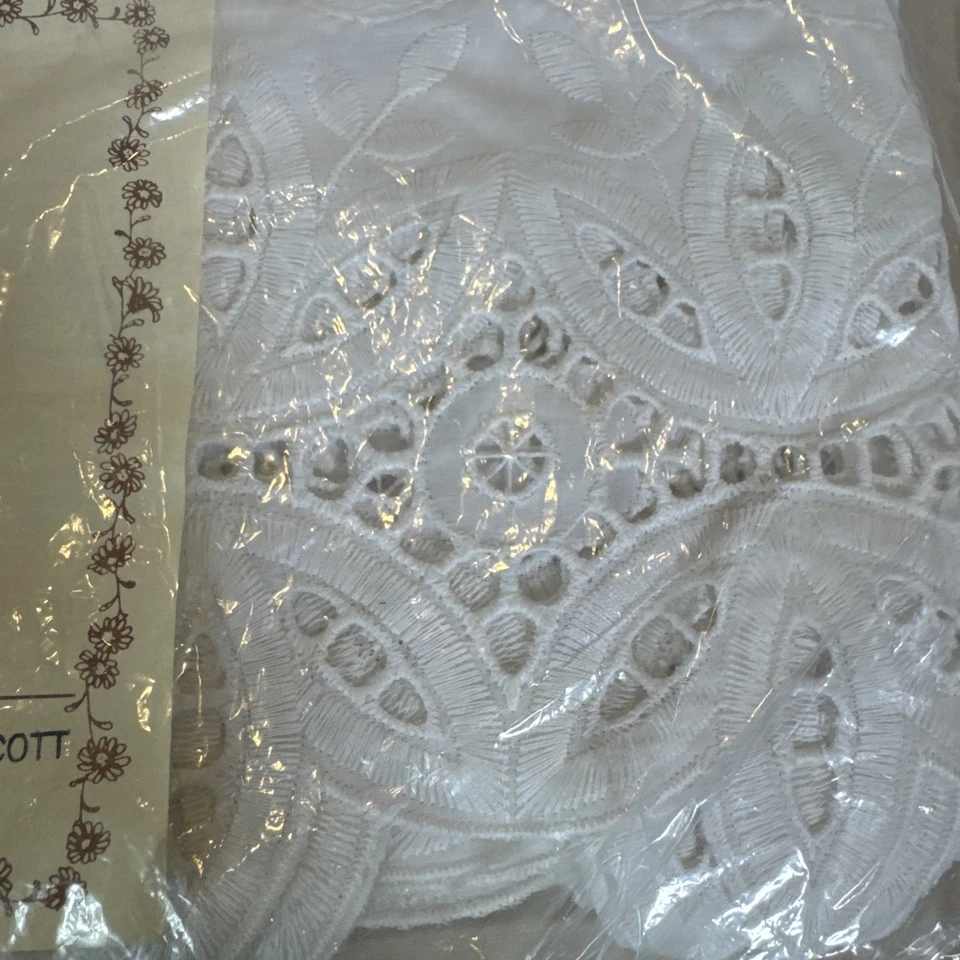 Lote de 2 cortinas Country At The Red Lion Inn blanco R017 Val Foto 4 de 4