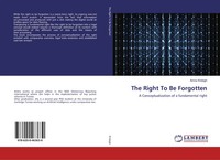 Amira Kridagh | The Right To Be Forgotten | Taschenbuch | Englisch (2019)