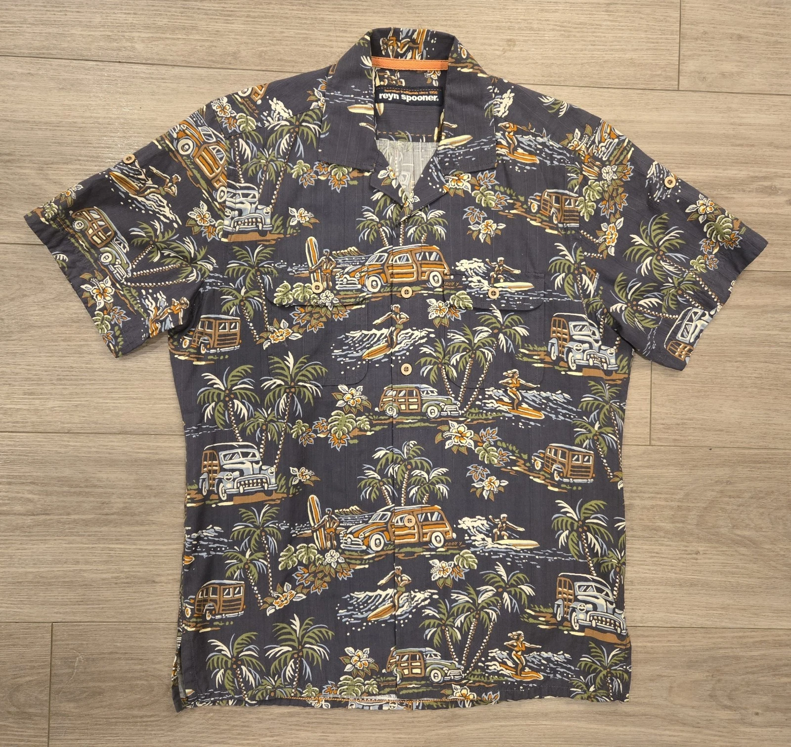 Reyn Spooner Eddy Y Hawaiian Tropical Aloha Shirt Beach Floral Men's Small
Opens in a new window or