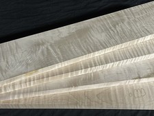 Curly Maple .75x5x24" Tiger S4S Lumber Wood Matching SET 134 Stock CRAFT