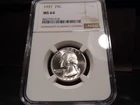 1937 MS64 Washington Silver Quarter NGC Certified