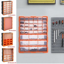 MULTI STORAGE DRAWER CABINET UNIT NAIL SCREW CRAFT BITS ORGANISER HOME GARAGE