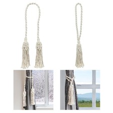 Embrasse de rideau en macramé bohème pour chambre à coucher, salon