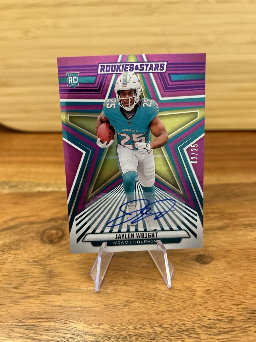 2024 Panini Rookies and Stars PURPLE /25 Auto Jaylen Wright
