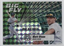 2021 Panini Mosaic Big Fly Green Mosaic Prizm Matt Olson #BF11 05v0