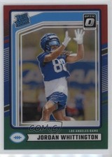 2024 Donruss Rated Rookie Optic Preview Red & Green Prizm Jordan Whittington e9p