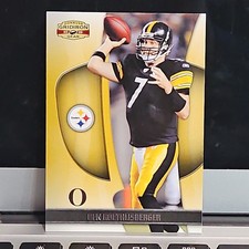 BEN ROETHLISBERGER 13/100 2009 Donruss Gridiron Gear Gold O's steelers #7