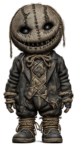 Voodoo Doll Black Magic Rituals Self Adhesive Vinyl Sticker Decal Various Sizes