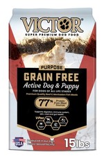 Victor Grain Free Dry Dog Food 15 lb Active High Protein All Life Stages 4.31 per pound