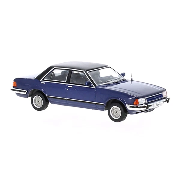 ixo CLC451N Modellauto 1:43 Granada MK II 2.8 GL 1982 Blau Metallic Diecast-image