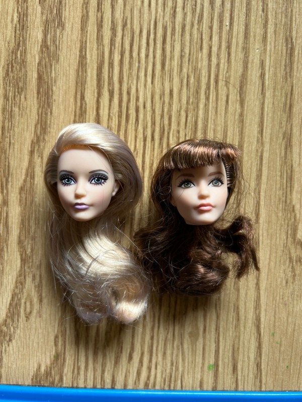 Barbie Karl Face Look Doll Black Label Sweet Tea & Campbell's Soup Doll Heads