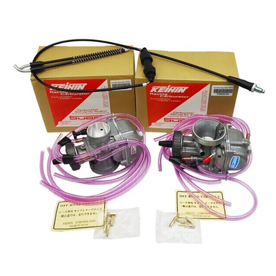 #ad Keihin 35mm PWK Air Striker Carburetors For Yamaha Banshee YFZ 350 Pair x2 $199.58