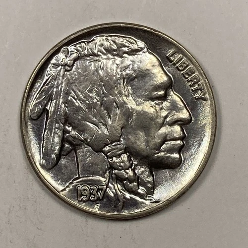 1937 Buffalo Nickel .05. Gem BU.