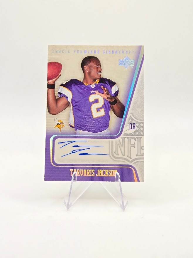 Tarvaris Jackson Upper Deck Rookie Premiere Autograph #AC12 Autograph